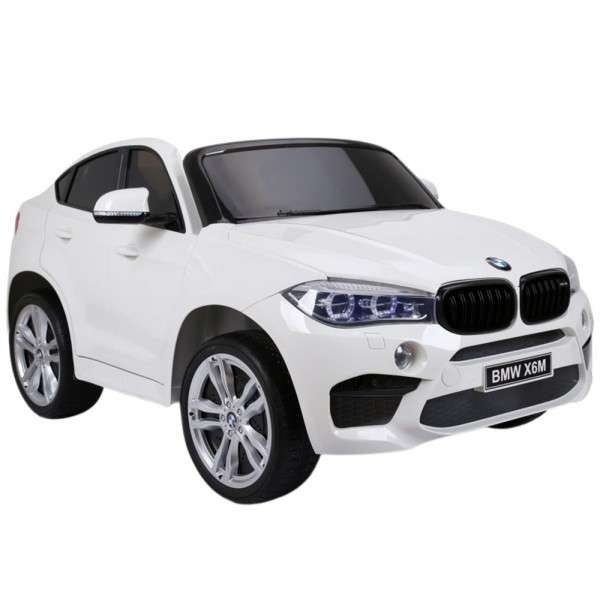 BMW X6M dvivietis elektromobilis vaikams 12V 240W (Lakuotas)